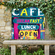 Quadro de exterior - Opening Cafe